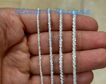 Collana A Catena Spiga In Argento 925 Tuscany Silver, Lunghezza 46 Cm, Per Donna, Con Hallmark E Confezione Regalo