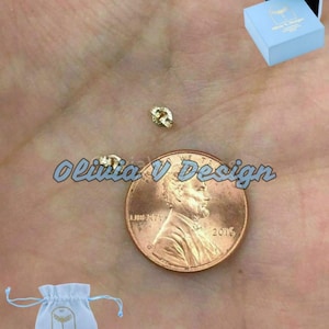 14K Gold Earring Backs: Yellow or White Gold, Butterfly Style (Pair)