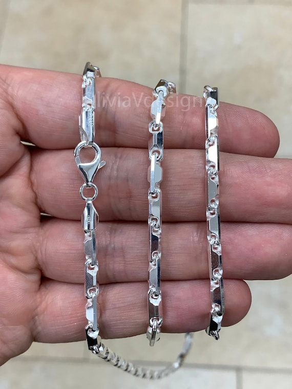 Solid 925 sterling silver cheap chain