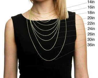 Solid 925 Sterling Silver Italian Chain 