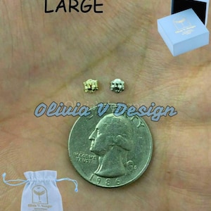 14K Gold Butterfly Earring Backs: Replacement Push Backs (One Pair)