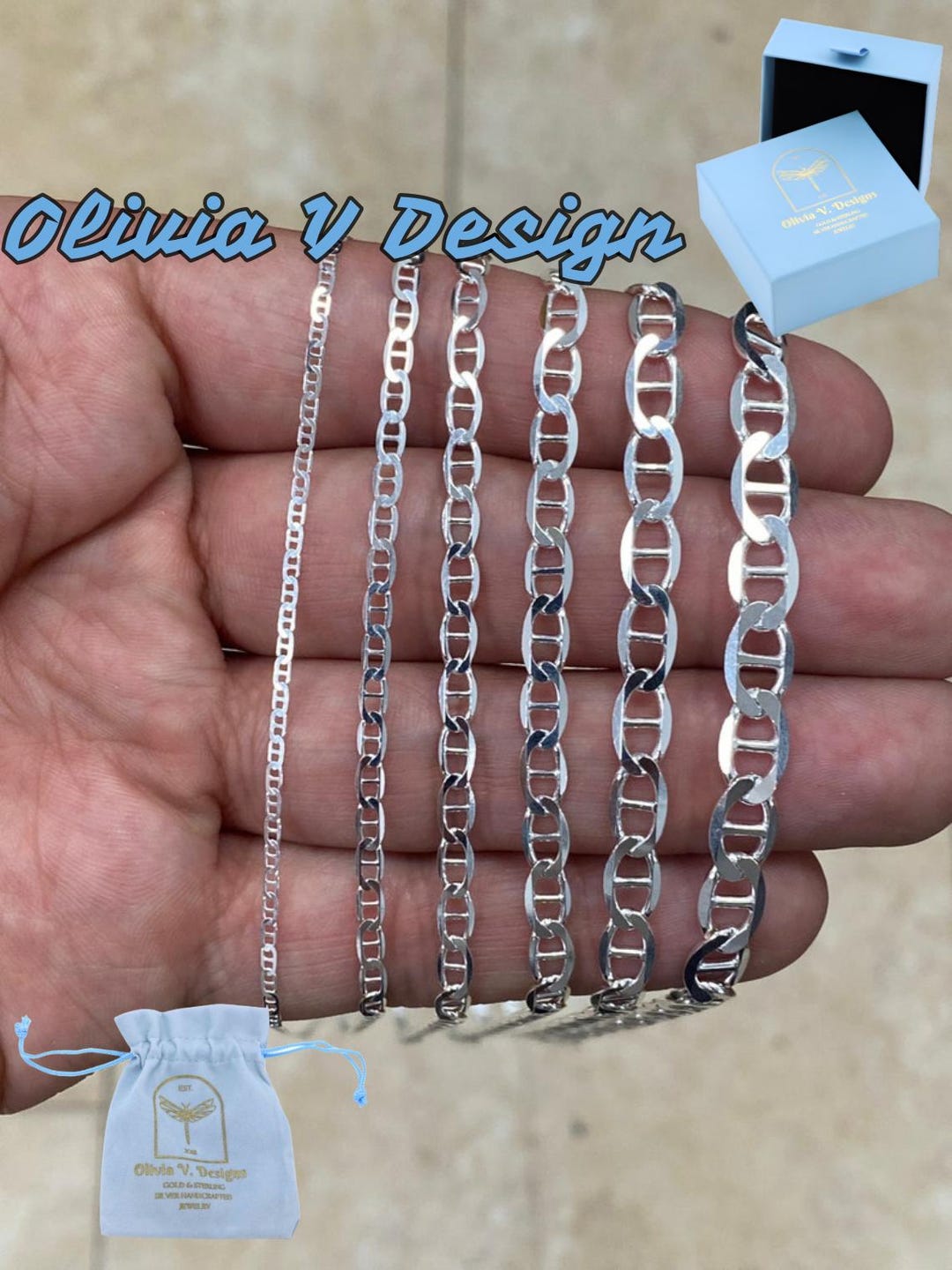イタリアシルバー製24インチシルバーアンカーチェーンSILVERネックレスmすc イタリアシルバー製24インチシルバーアンカーチェーンSILVER
