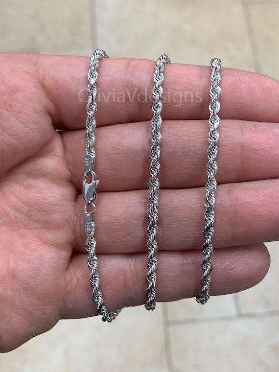 Fiusem Silver Tone Cuban Link Chain for Men, 3.5mm Mens Chain Necklaces,  Stainless Steel Chain Necklaces for Men Women and Boys, 16 Inch | Amazon.com