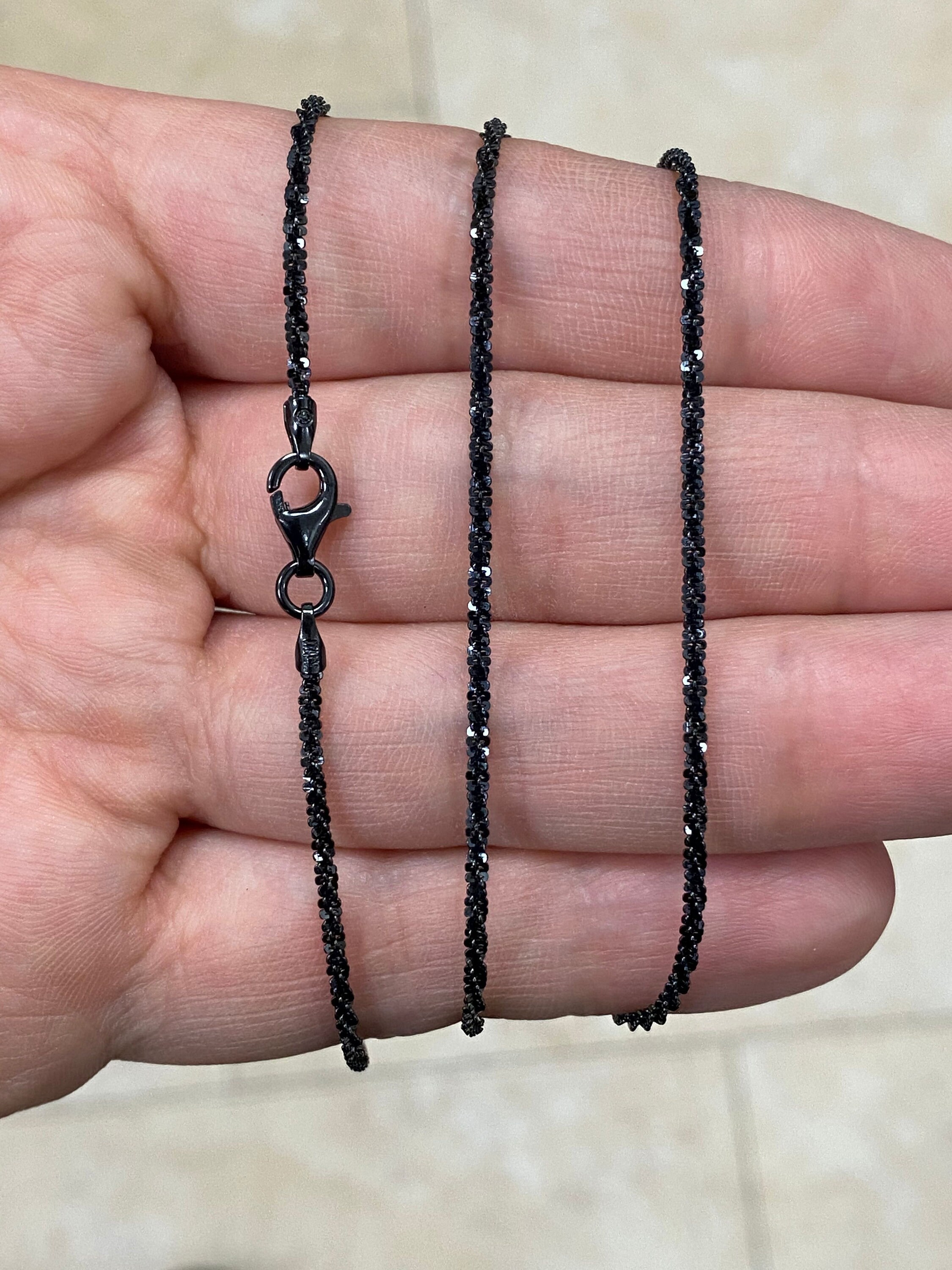 Black rock necklace deals