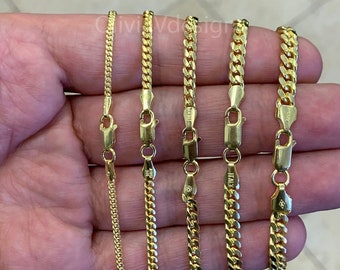 Solid 925 Sterling Silver Over 14K Gold 
