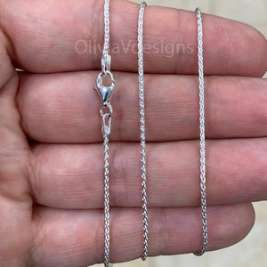 925 STERLING SILVER GOLD/SILVER 18-30"X2MM MOON BEAD CHAIN EAGLE PENDANT*SP149 