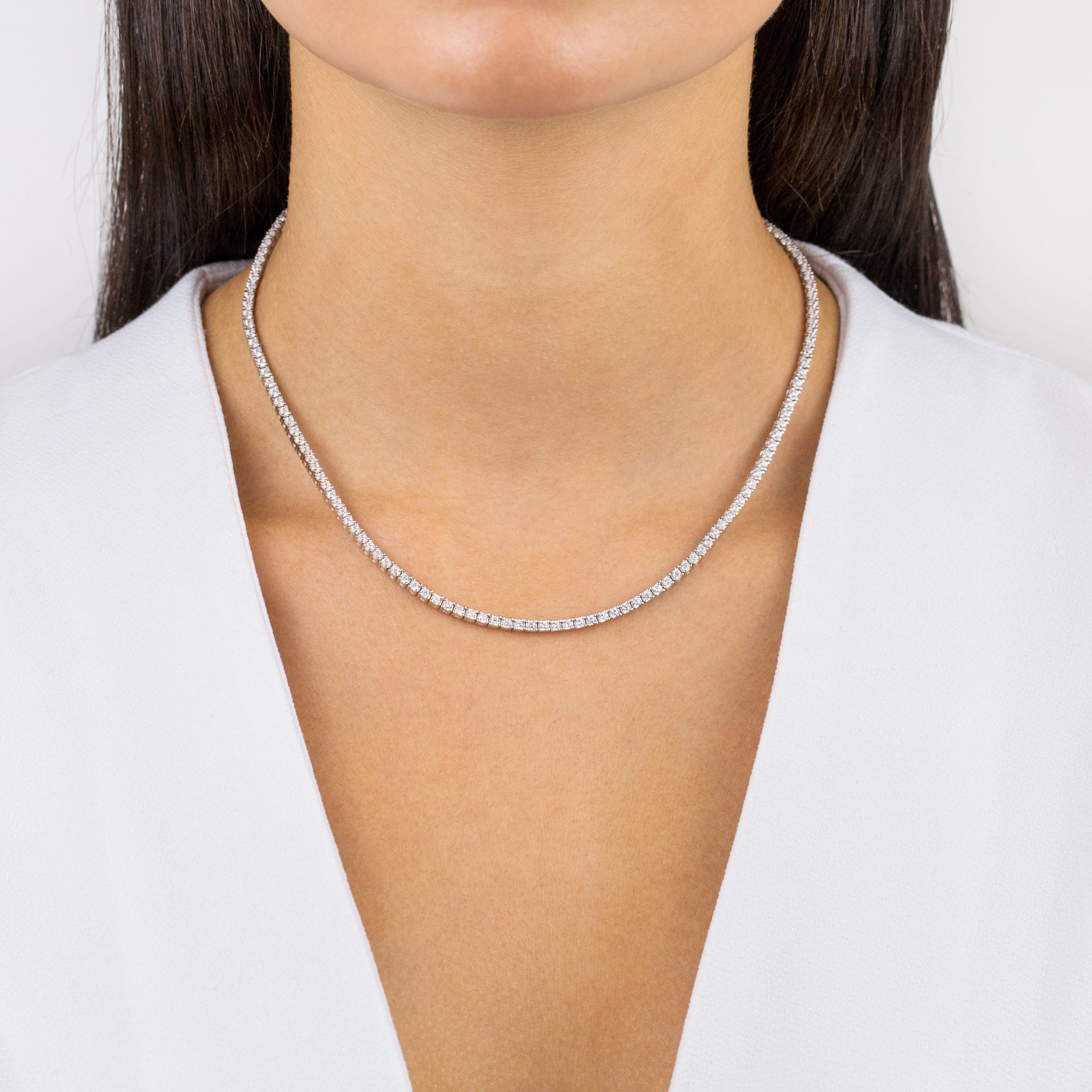 Tennis necklace 3mm deals