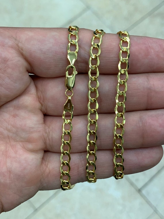 14k Yellow Gold Cuban 060 2.50MM Chain