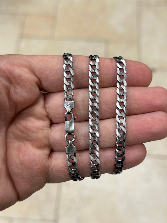 Gunmetal cuban link chain outlet