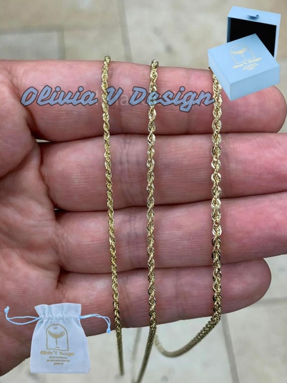 Mm Average Price For 10k Gold Chain 10K Solid Gold Rope Chain