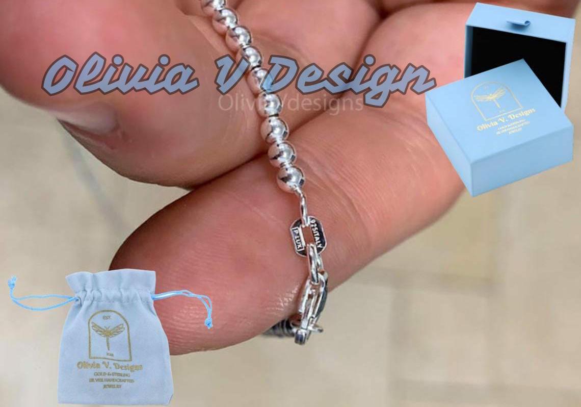 925 Sterling Silber Perlen Halskette 20/24 Zoll Kette Für Frau Männer Hochzeit Verlobung Party Schmuck