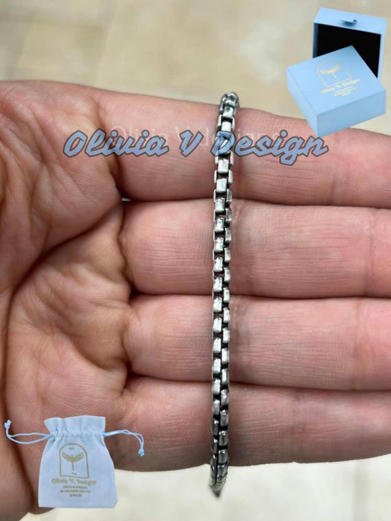 Bracciale Targa Uomo Con Catena Grumetta Vuota Cm 21.5 In ARGENTO 925 Galvanica Rodio