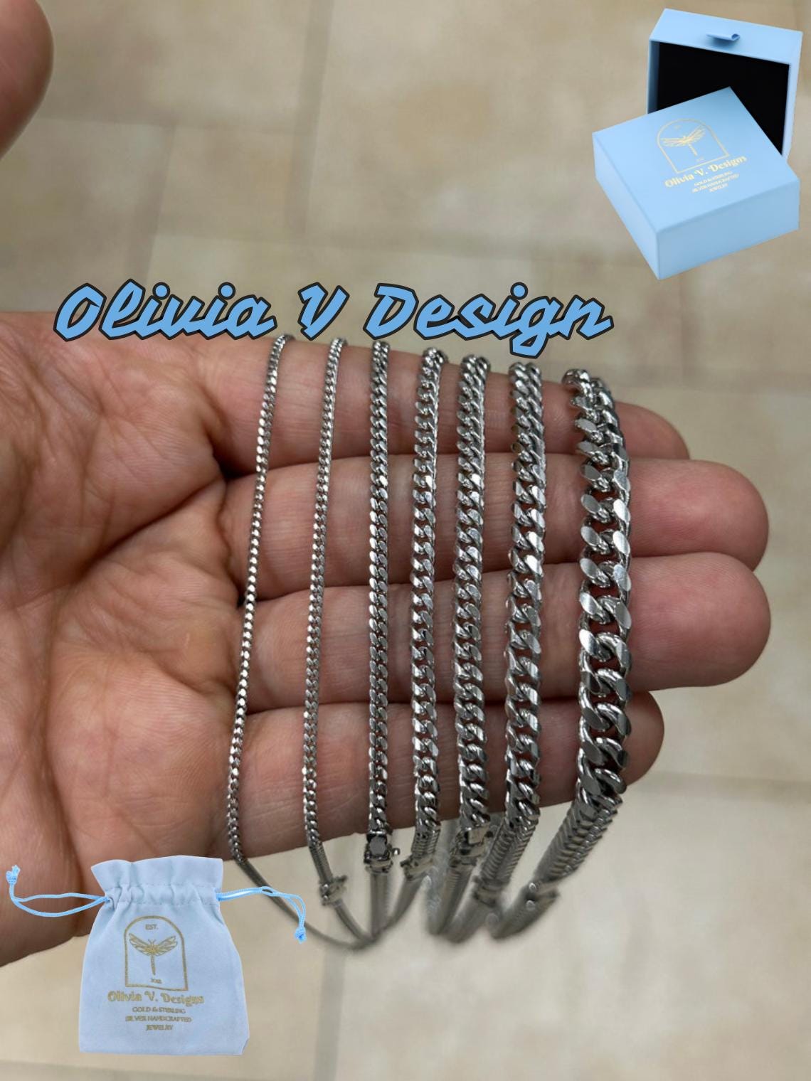 925 ECHT SILBER *** Armband Panzerkette Massiv Gemustert 5,6mm