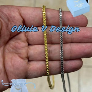 Sterling Silver Franco Wheat Chain 2.5mm: Rhodium or 14K Gold Plated