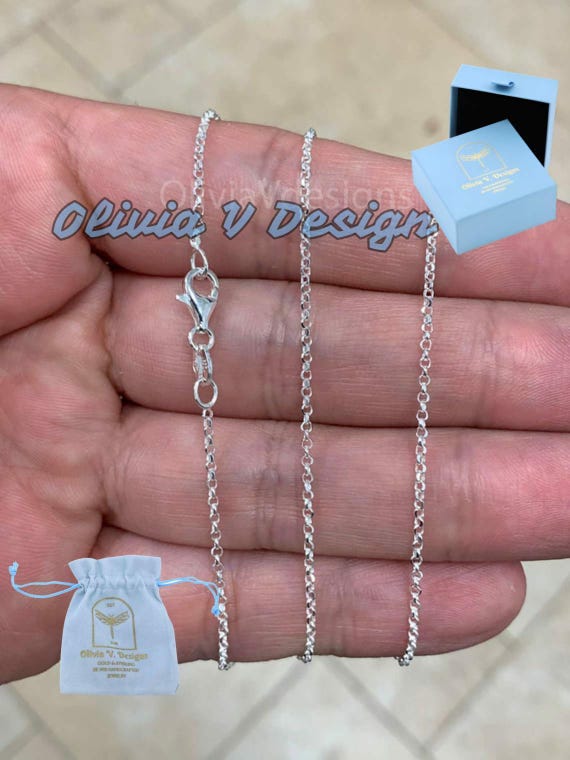 Belcher Chain Sterling Silber Sterlingsilber Belcher Kette 4 Mm Breite – 16 Bis 30 Zoll, UK-Hallmark, Aus Italien 925 Silber Halskette Längen 16-30