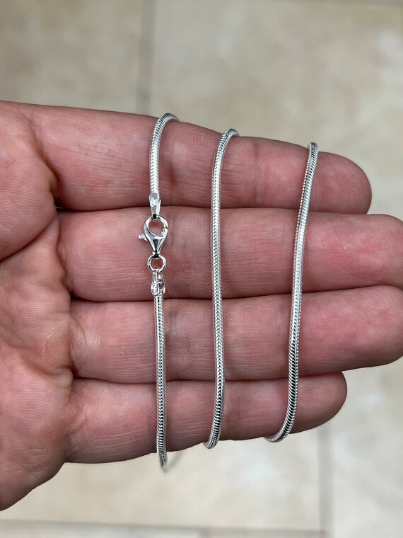 2mm sterling silver snake chain deals