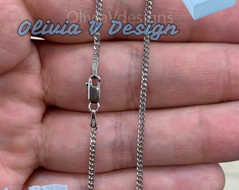 Collana Cuba Donna In Argento 925 - Senza Ciondolo | Lunghezza Regolabile 40-75 Cm - Foto 6