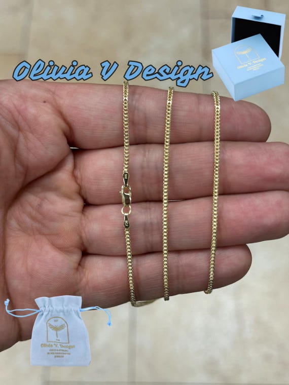 Herren Gold Kette 585 14k Gelbgold Franco Box Armbandkette – 1,5-5mm, Längen 7-9 Zoll, Für Herren & Damen Nuragold Franco Armband Italien