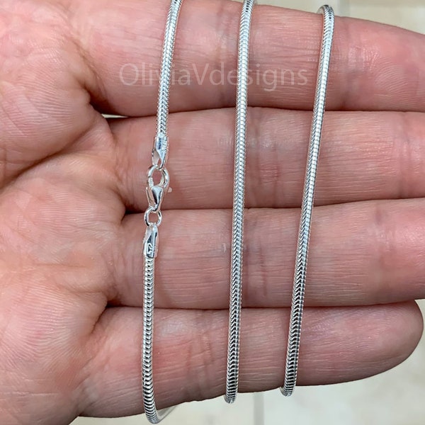 GENERAL / 925 SILVER SNAKE NECKLACE  #GEN-039