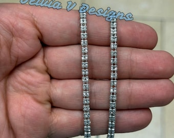 4mm Diamond-cut Ice Link Chain Necklace Sterling Silver 925 Italy