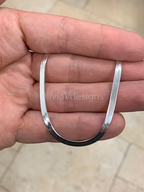3.50mm Herringbone Chain 925 Sterling 