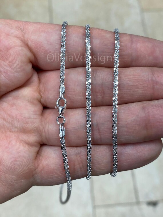 Silver shop real chains