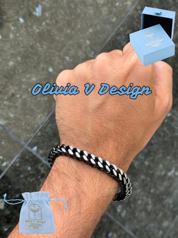 Collana Da Uomo Con Catena In Osso Di Serpente Larga 8MM Per