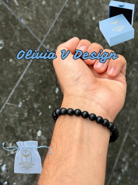 Bracciale in Acciaio, Pvd nero e Diamanti | Comete Gioielli