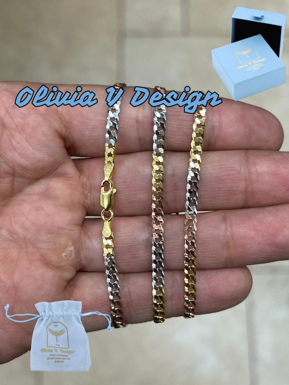 スターリングシルバー 4 8mm カーブキューバリンクチェーンネックレス ニッケルフリー イタリア製 16 30インチ Sterl 並行輸入品