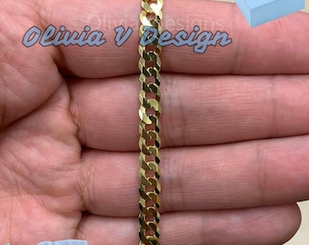 Catena Cubana Miami In Oro Bianco Da 5 Mm Da Uomo