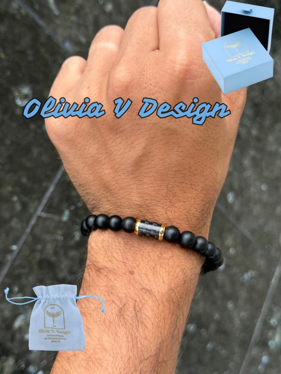 BRACCIALE PERLE NERO E METALLO - Gioielli - Bracciali e cavigliere