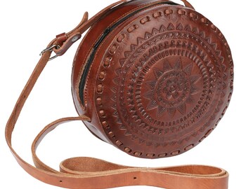 circular crossbody bolsa