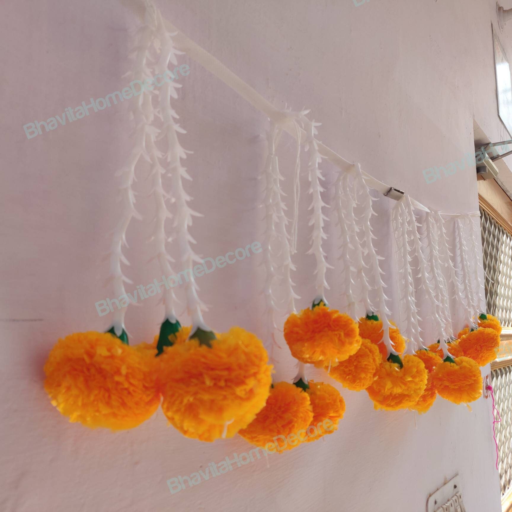 Lily Marigold Artificial Flower Strings Bunches of 3 Strands Etsy