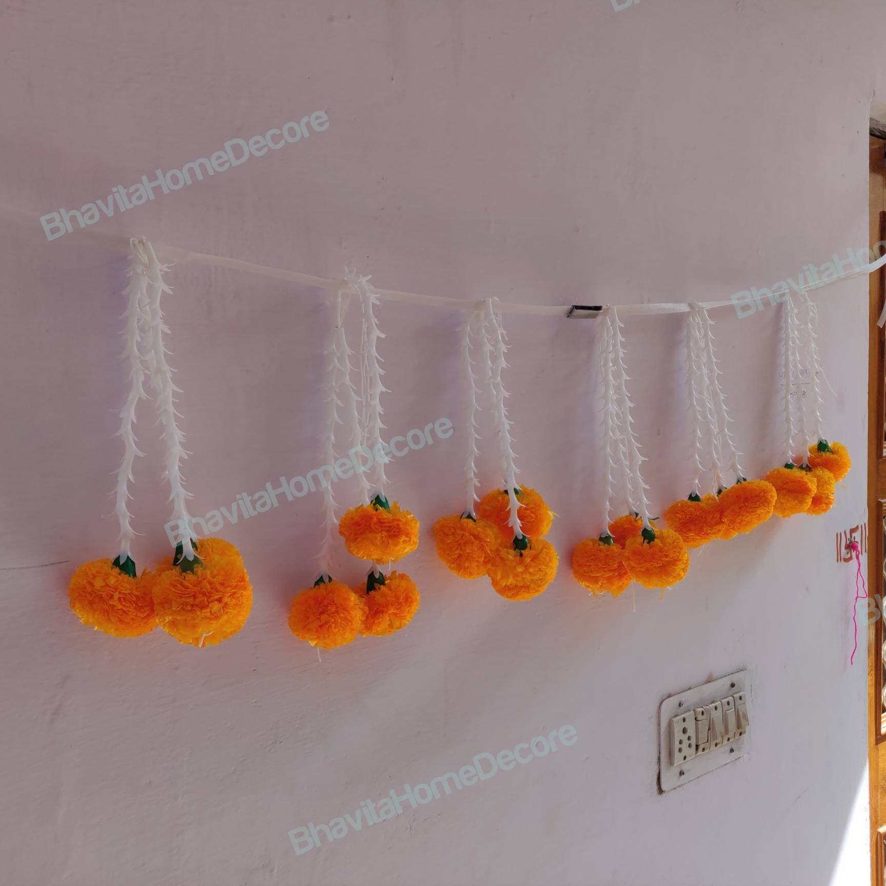 Lily Marigold Artificial Flower Strings Bunches of 3 Strands Etsy