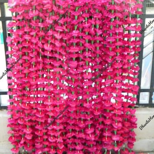 Spedizione gratuita, bellissimi fiori di calendula in tessuto, ghirlande decorative, fiori artificiali, decorazioni indiane, forniture per feste