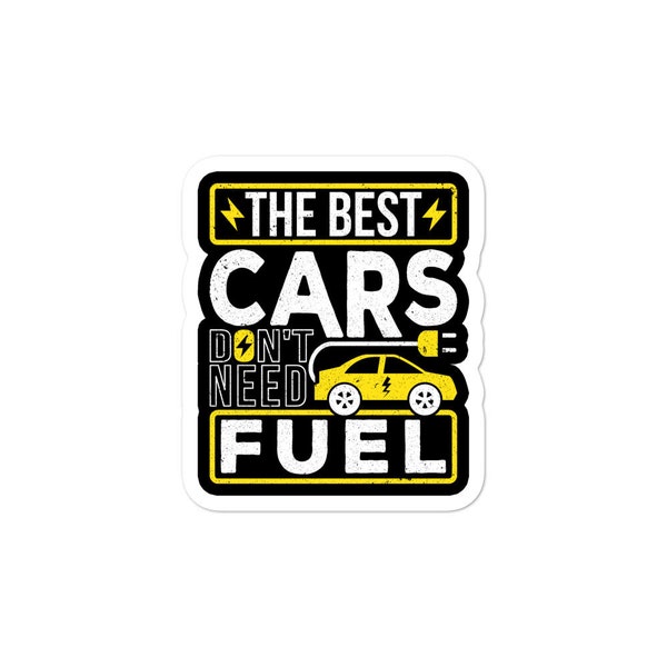 Electric Vehicle Sticker Etsy