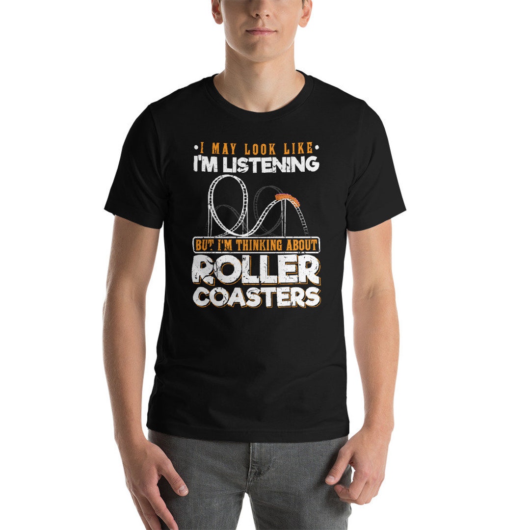 I'm Thinking About Roller Coasters Cool Kids Theme Park - Etsy