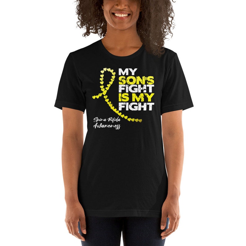 My Son's Fight is My Fight Spina Bifida Awareness Yellow - Etsy