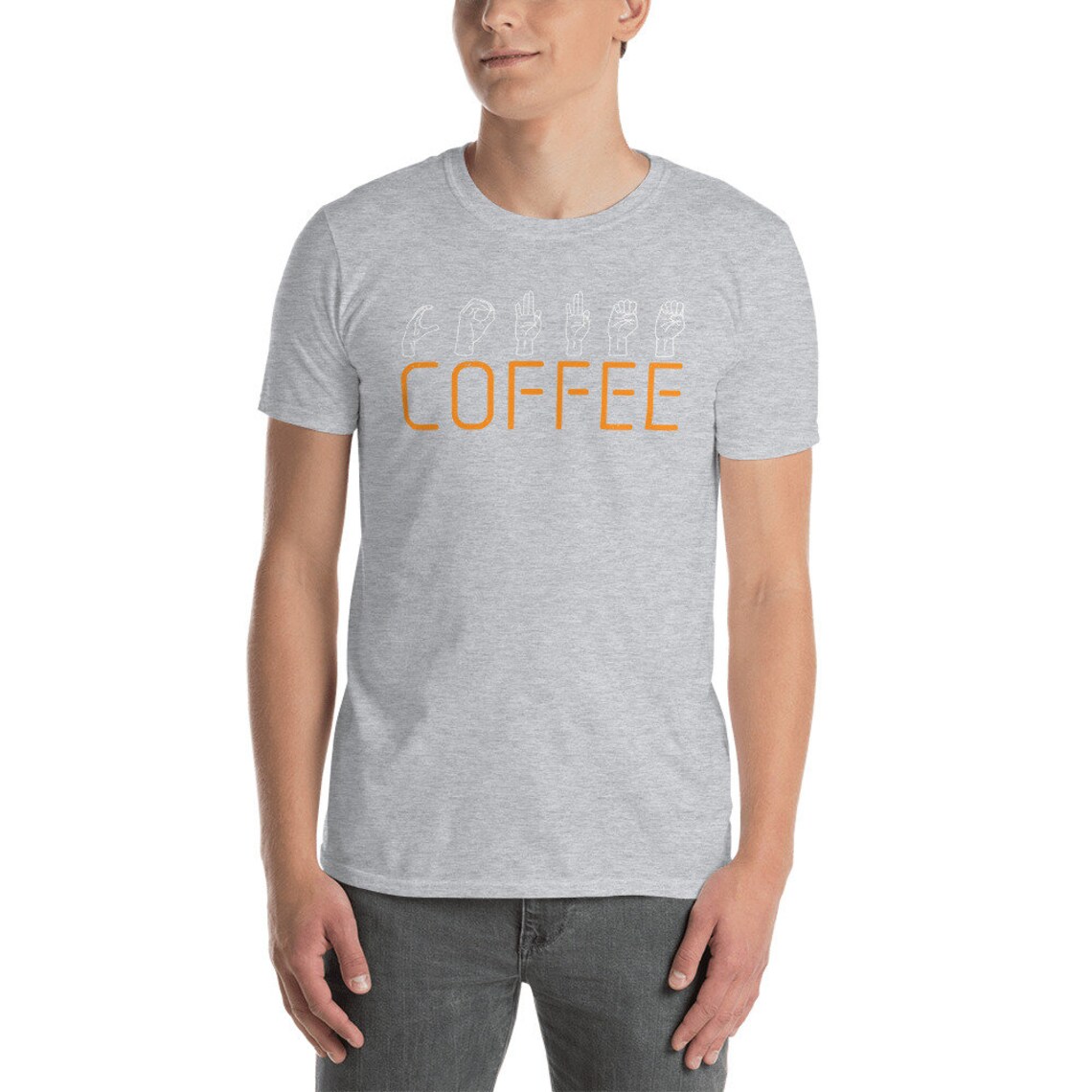 Coffee ASL American Sign Language Caffeine Lover Unisex Etsy