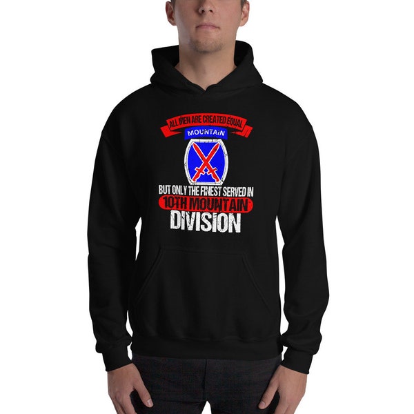 10th Mountain Division Infantry Veteran Army Soldier Military Unisex Hoodie