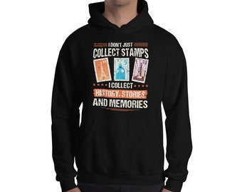 Stamp Collector Collection Philatelist Philately History Unisex Hoodie