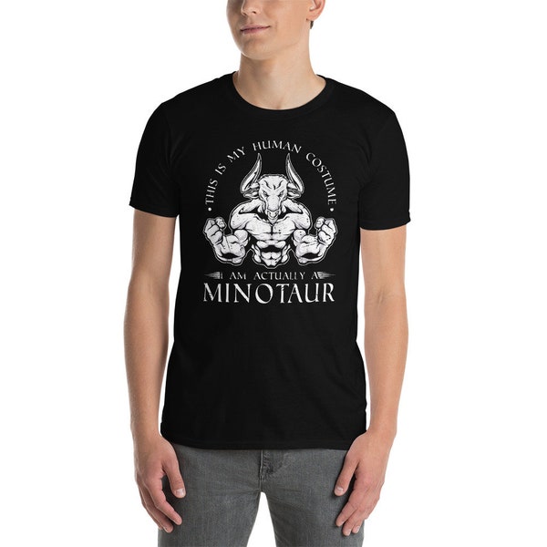 Costume humain Je suis en fait un Minotaure Mythologie grecque Grèce T-shirt unisexe