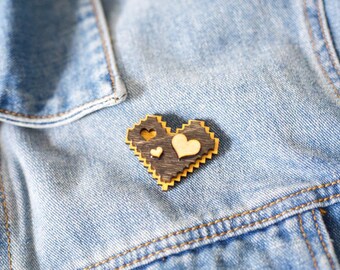 Goodie HeART (nogal y arce [teñido])