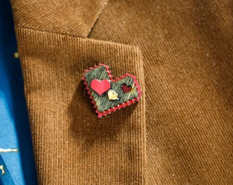 Goodie Heart (rojo, ébano)