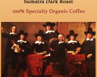 Café Sumatra de torréfaction foncée - Spécialité hollandaise de la guilde en grains (1 livre)