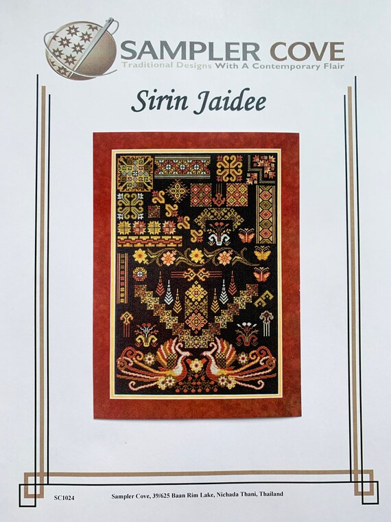 Sampler Cove Sirin Jaidee Counted Cross Stitch Pattern Etsy