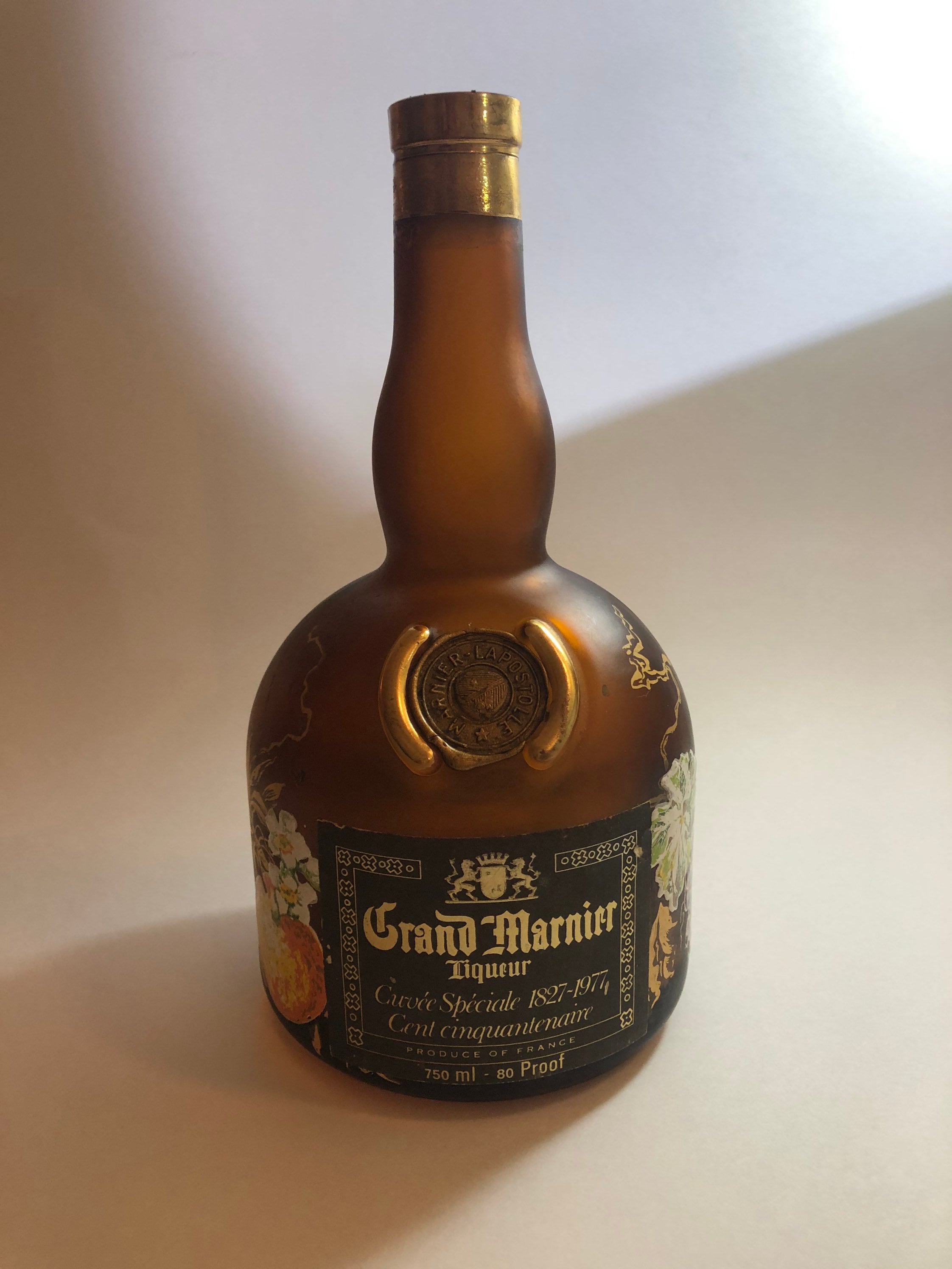 Vintage Grand Marnier Bottle - Etsy