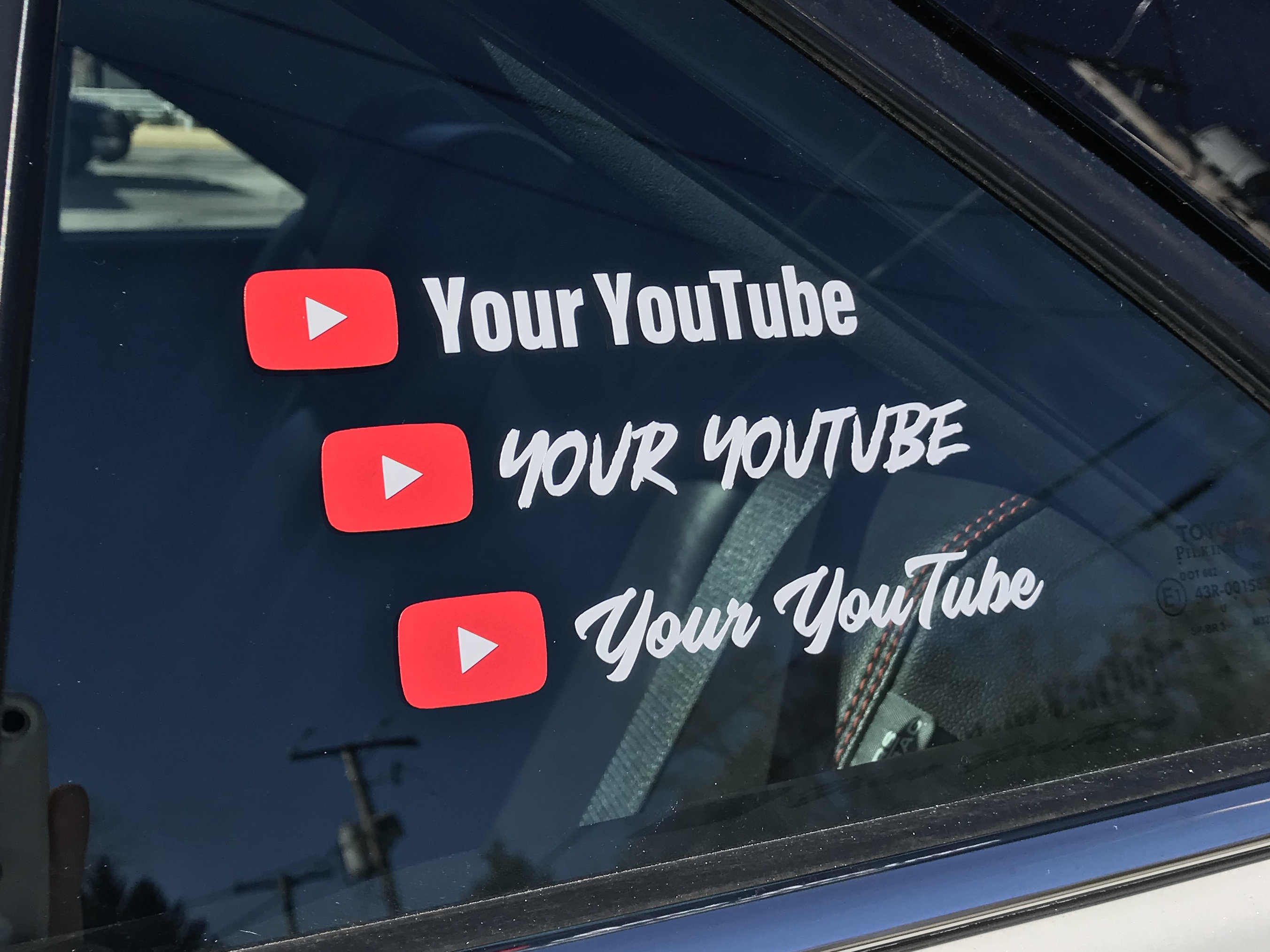 Benutzerdefinierte YouTube Sticker mit Deinem Kanalnamen. Für - Etsy.de