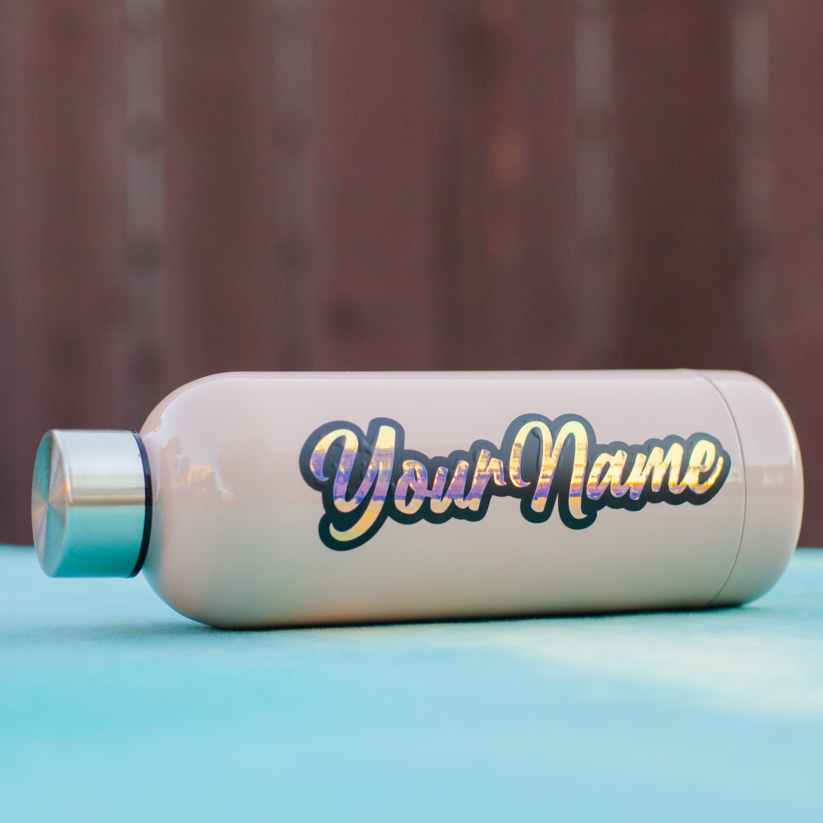Custom Name Sticker. Decal for Water Bottle. Personalised Etsy