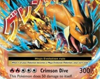 Mega Charizard Ex Etsy